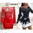 Kleid mit 3/4 Ärmeltasche für Damen (uni sl) ITALIAN Fashion IMWD20529