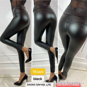 Legíny koženkové dlouhé dámské (S-XL) TURECKÁ MÓDA TMWL211840
