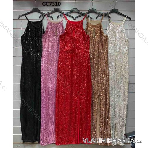 Kleid mit 3/4 Ärmeltasche für Damen (uni sl) ITALIAN Fashion IMWD20529