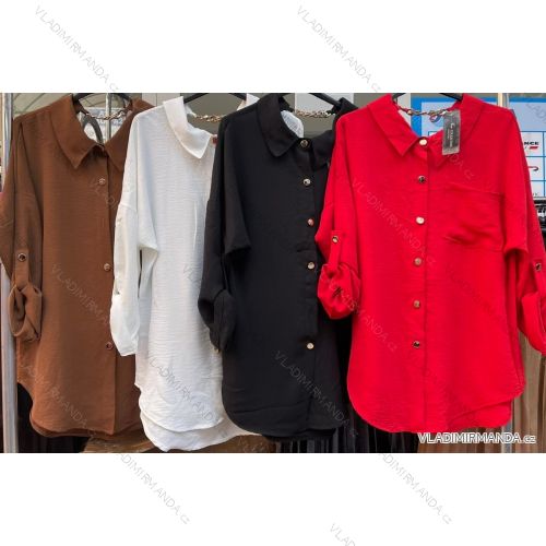 T-Shirt Kurzarm Frauen (UNI S / L) ITALIENISCHE MODE IMK20128