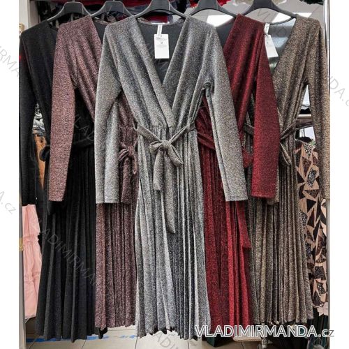 Mit Kapuze langärmliges mit Kapuze Kleid (uni s / m) IM2191956