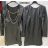 Damen Langarm Hoodie Kleid (S / M ONE SIZE) ITALIAN FASHION IMWA216095