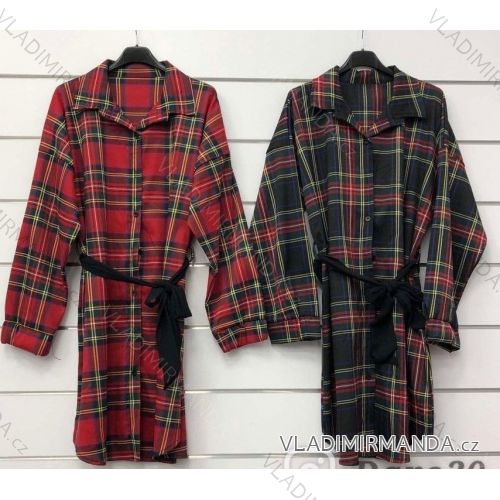 Mit Kapuze langärmliges mit Kapuze Kleid (uni s / m) IM2191956