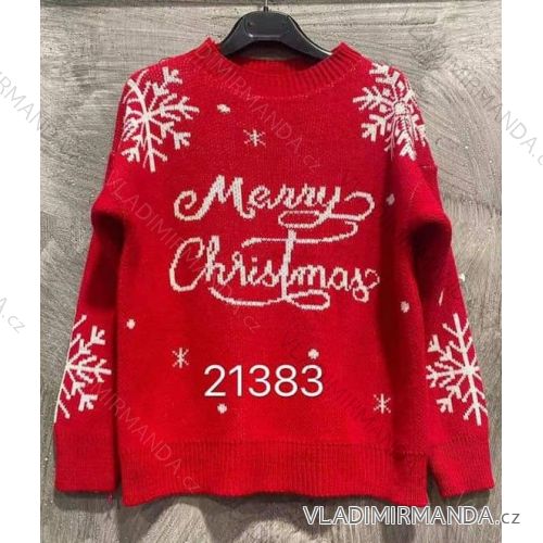 Damen Langarm Pullover (S / M ONE SIZE) ITALIAN FASHION IMM219072