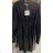 Šaty elegantní dlouhý rukáv dámské (S/M ONE SIZE) ITALSKÁ MÓDA IMM211535