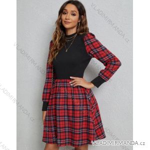 Šaty dlouhý rukáv dámské (S/M ONE SIZE) ITALSKÁ MÓDA IMM211535