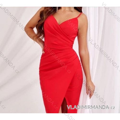 Kleid mit 3/4 Ärmeltasche für Damen (uni sl) ITALIAN Fashion IM3181746