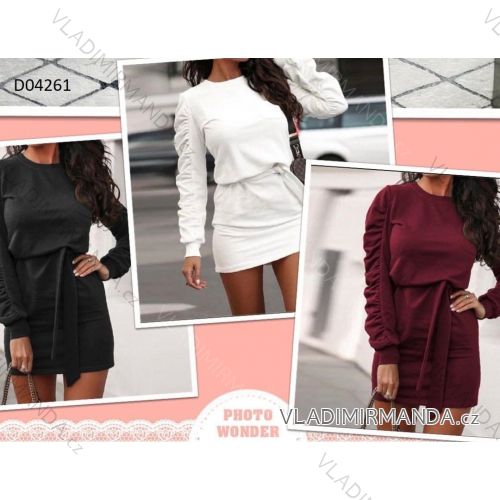 Damen Langarmkleid (S / M ONE SIZE) ITALIAN FASHION imwa216700