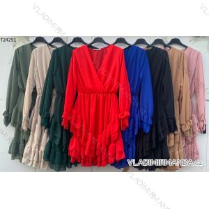 Mit Kapuze langärmliges mit Kapuze Kleid (uni s / m) IM2191956