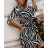 Kleid mit 3/4 Ärmeltasche für Damen (uni sl) ITALIAN Fashion IM3181746