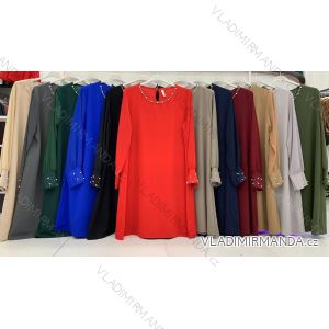 Damen Langarmkleid (S / M ONE SIZE) ITALIAN FASHION imwa216700