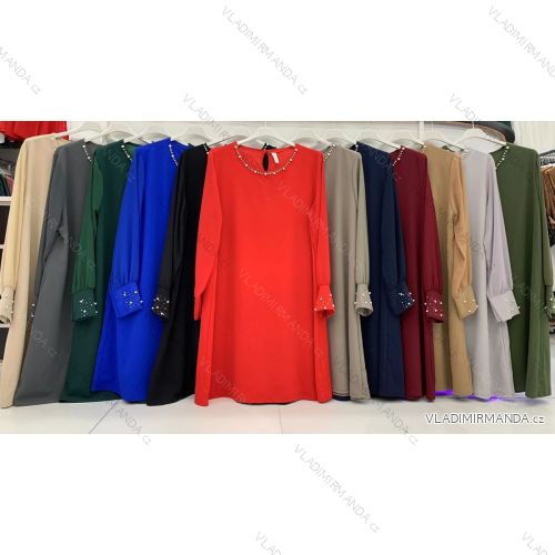 Damen Langarmkleid (S / M ONE SIZE) ITALIAN FASHION imwa216700