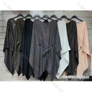 Sommerkleid Langarm geblümte Damen (UNI S / L) ITALIAN FASHION IMK20150
