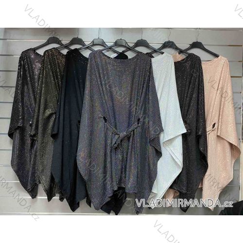 Sommerkleid Langarm geblümte Damen (UNI S / L) ITALIAN FASHION IMK20150