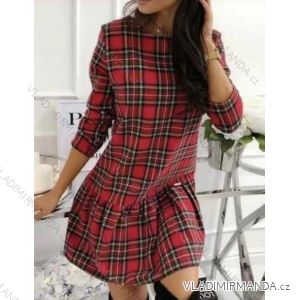 Sommerkleid Langarm geblümte Damen (UNI S / L) ITALIAN FASHION IMK20150