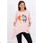Erweitertes Tunika-Kleid für Damen (XL / 2XL ONE SIZE) ITALIAN FASHION KSI-9006/DR pink 2XL / 3XL EINE GRÖSSE