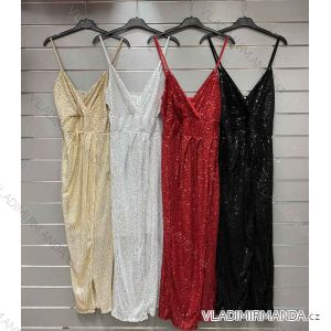 Kleid mit 3/4 Ärmeltasche für Damen (uni sl) ITALIAN Fashion IMWD20529
