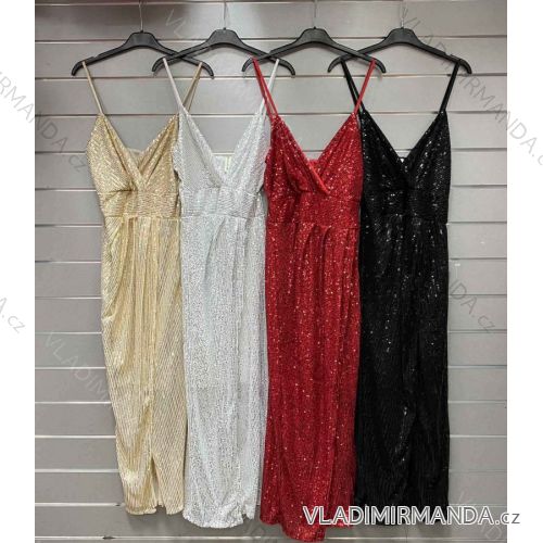 Kleid mit 3/4 Ärmeltasche für Damen (uni sl) ITALIAN Fashion IMWD20529