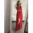Elegantes Abendkleid mit Trägern Damen (S / M ONE SIZE) ITALIAN FASHION IM321576