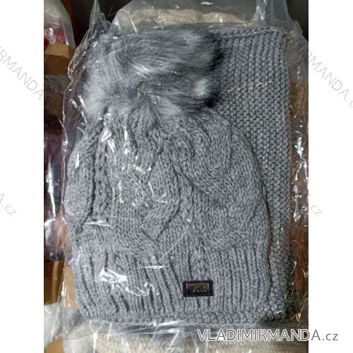 Wintermütze mit Pompon Damen (ONE SIZE) WROBI PVB21104142