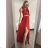 Elegantes Abendkleid mit Trägern Damen (S / M ONE SIZE) ITALIAN FASHION IM321576