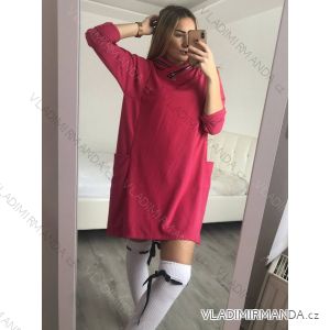 Damen Langarm Freizeitkleid (M / L ONE SIZE) ITALIAN FASHION IM4212250