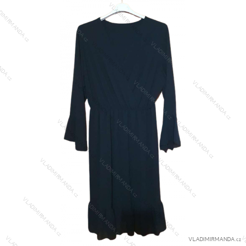 Kleid mit 3/4 Ärmeltasche für Damen (uni sl) ITALIAN Fashion IM3181746 schwarz xl/2xl one size