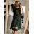Kurzarmkleid für Damen (Uni L / XL) ITALIAN FASHION IM320003