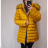 Damen Oversized Winterjacke (5XL-9XL) POLISH FASHION HKW21964 XXL <p>Gelb</p>