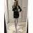 Damen Langarmkleid (S / M ONE SIZE) ITALIAN FASHION imwa216700