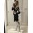 Damen Langarmkleid (S / M ONE SIZE) ITALIAN FASHION imwa216700