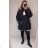 Damen Oversized Winterjacke (5XL-9XL) POLISH FASHION HKW21964 dunkelblau 4XL