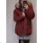 Damen Oversized Winterjacke (5XL-9XL) POLISH FASHION HKW21964 dunkelblau 4XL