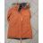 Damen Oversized Winterjacke (5XL-9XL) POLISH FASHION HKW21964 schwarz 4XL