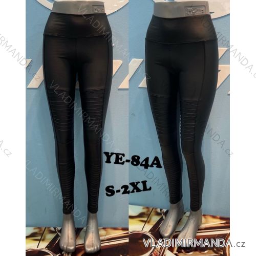 Lange Damen Leggings aus Kunstleder (S-2XL) SUNBIRD SUN22YE-84A