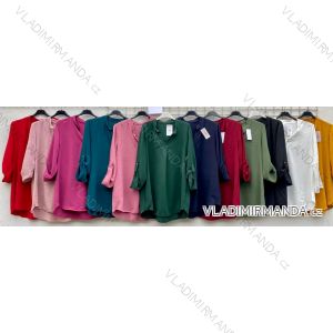 Damen Langarmshirt Tunika Oversized (L / XL ONE SIZE) ITALIAN FASHION IMD211065