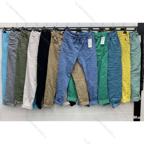 Lange Stretchhose für Damen (S / M ONE SIZE) ITALIAN FASHION IMWA217123