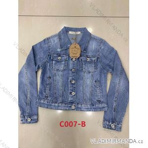 Jeansjacke Oversize Damen (xs-l) italienische Mode IMT19040