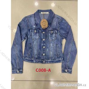 Jeansjacke Oversize Damen (xs-l) italienische Mode IMT19040
