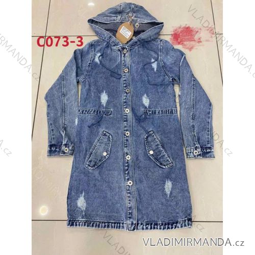Jeansjacke Oversize Damen (xs-l) italienische Mode IMT19040