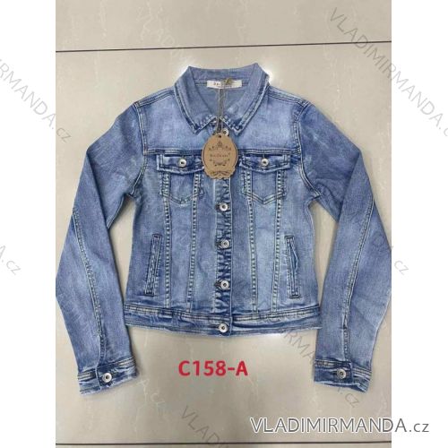 Jeansjacke Oversize Damen (xs-l) italienische Mode IMT19040