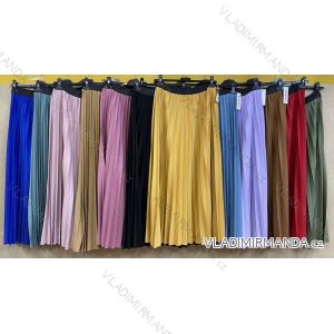 Rock lange Sommer Frauen (uni sl) ITALIENISCHE Mode IM420490