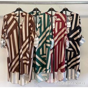 Elegantes Langarmkleid Damen (S / M.ONE SIZE) ITALIAN FASHION IMM211302