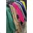 Sommer Tunika Kurzarm und lang gestreiften Rock Frauen (uni xs-m) ITALIENISCHE MODE IM119426