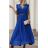 Kleid mit 3/4 Ärmeltasche für Damen (uni sl) ITALIAN Fashion IM3181746