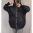 Bunda šusťáková prošívaná s kapucí dámská nadrozměr (3XL/4XL ONE SIZE) ITALSKá MODA IMC221041