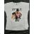 T-Shirt Kurzarm Damen Oversized (2XL-4XL) TURKISH FASHION TMWG22G12311