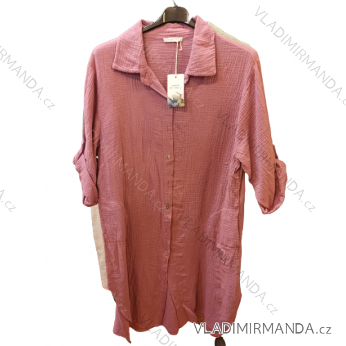 T-Shirt Kurzarm Frauen (UNI S / L) ITALIENISCHE MODE IM821SCARLET