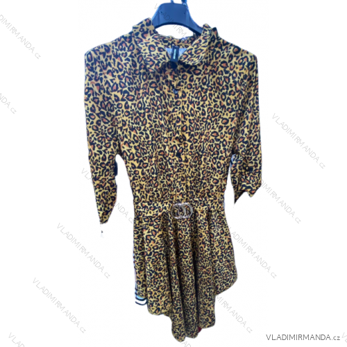 Elegantes Langarmkleid Damen (S / M.ONE SIZE) ITALIAN FASHION IMM211302