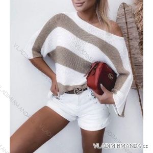 Damen dünner Langarmpullover (S / M ONE SIZE) ITALIAN FASHION IMWA216590
